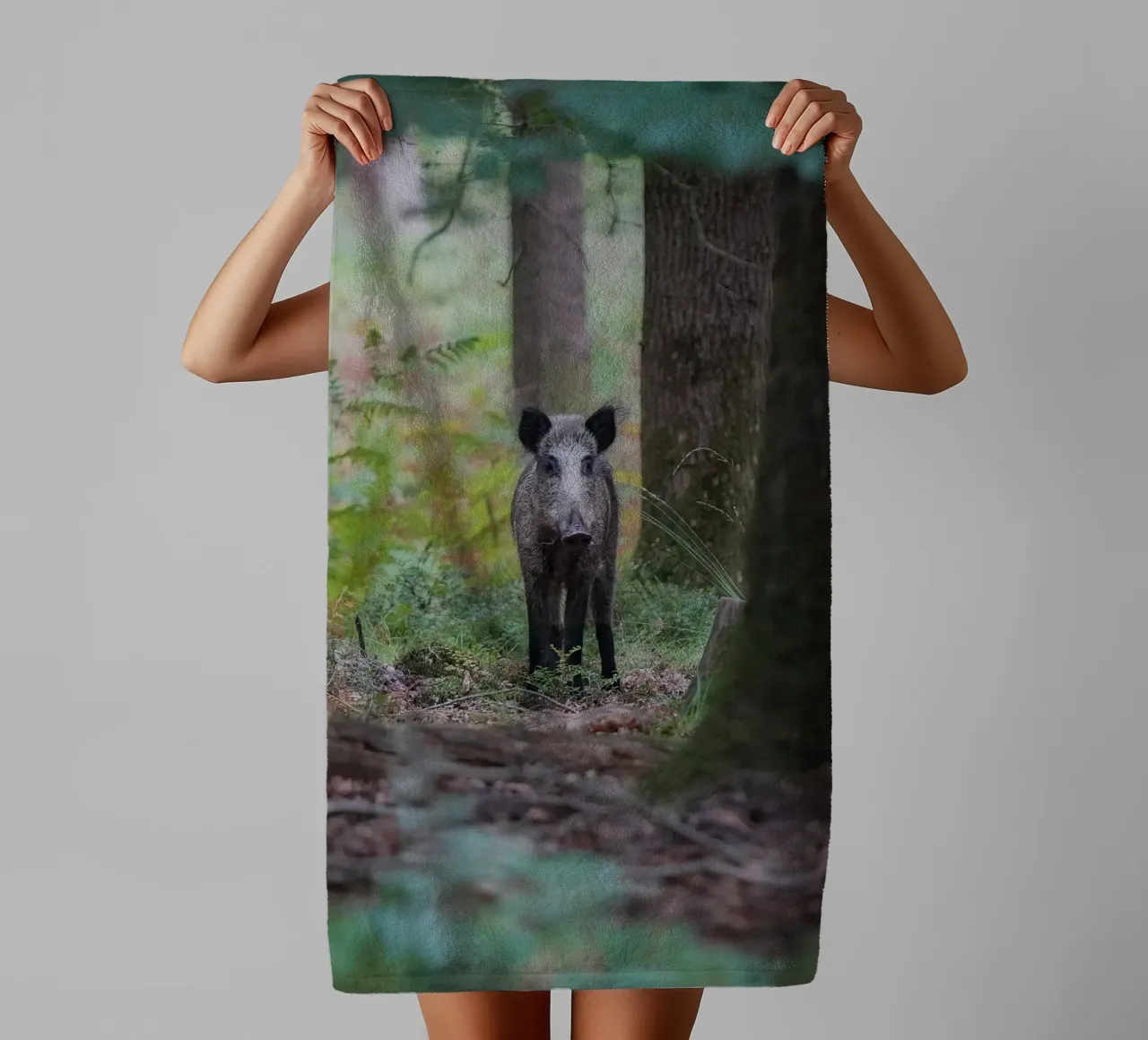 Cinghiale asciugamano da bagno da Tom's Wildlife