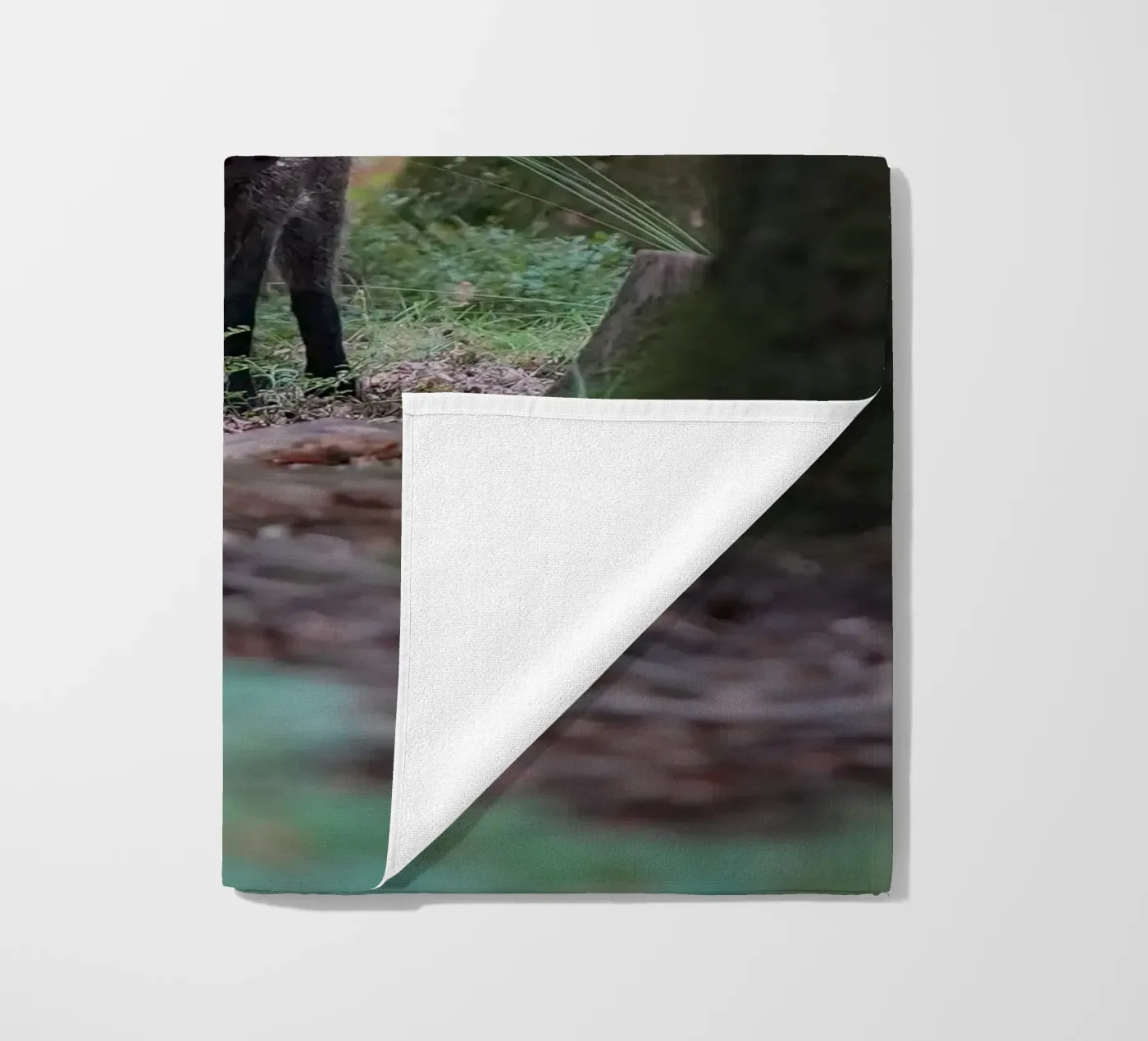 Wild zwijn strandhanddoek van Tom's Wildlife