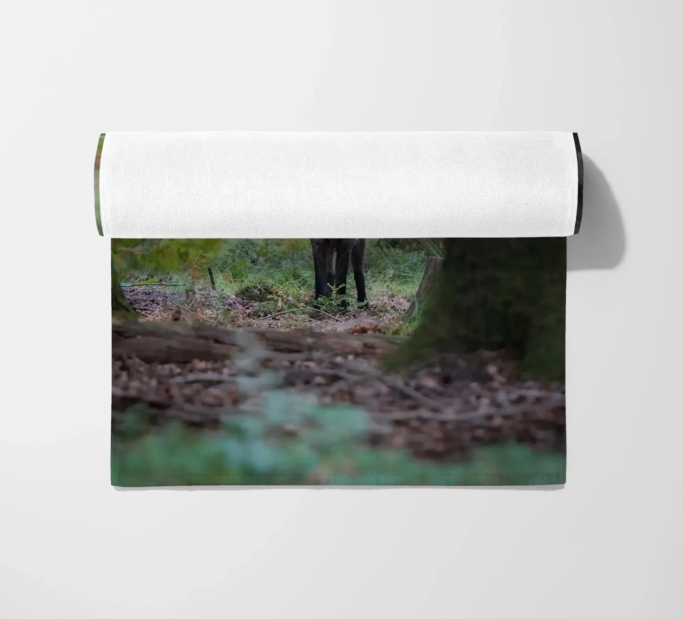 Wild zwijn strandhanddoek van Tom's Wildlife