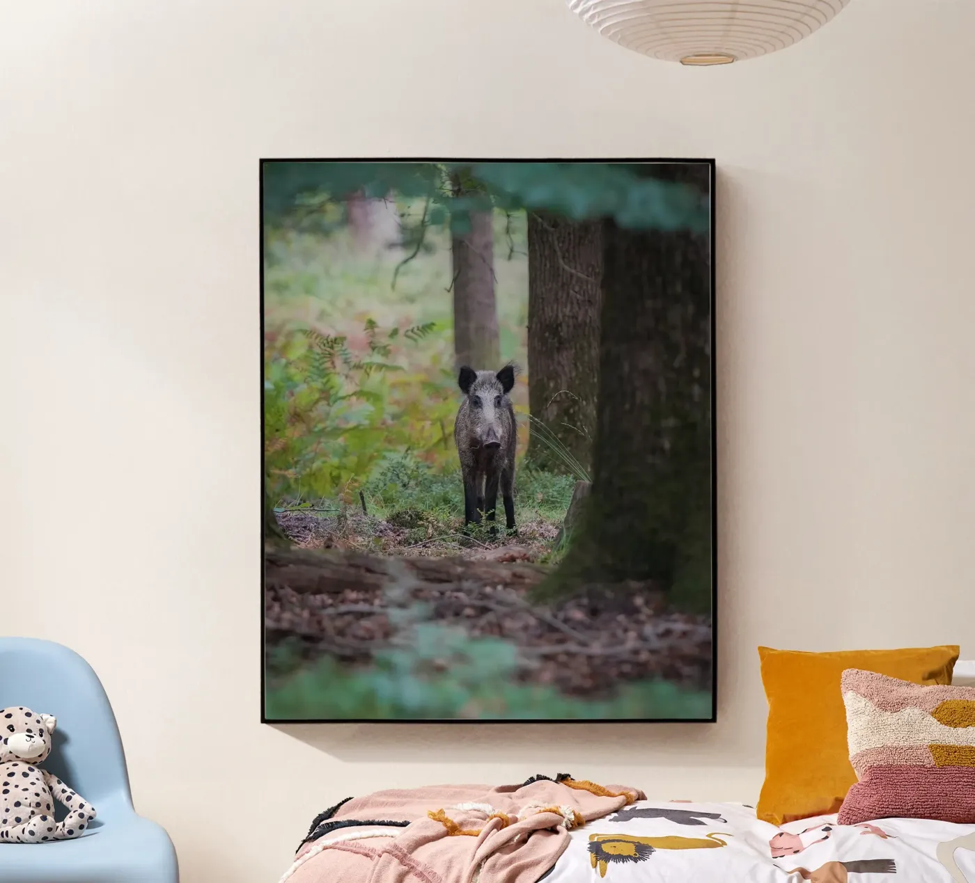 Wild boar acrylic glass by Tom's Wildlife