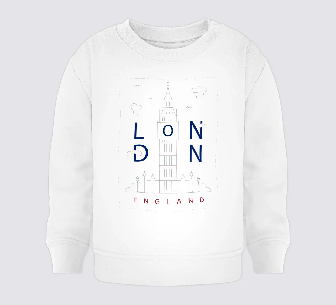 Skyline di Londra felpa neonato da 🎁 NOBELART