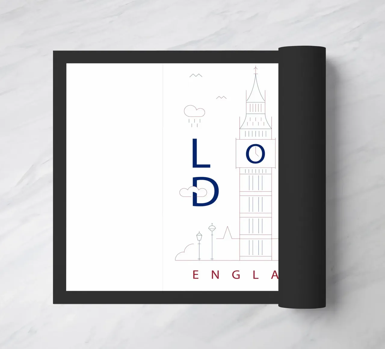 Skyline di Londra zerbino da 🎁 NOBELART