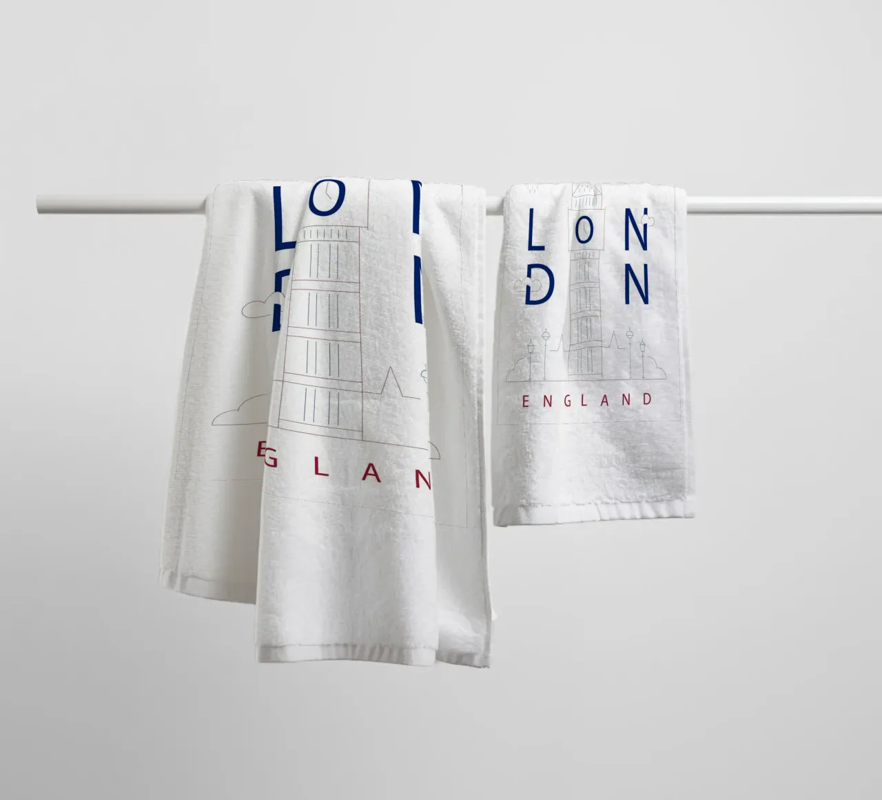 Skyline di Londra asciugamano da bagno da 🎁 NOBELART