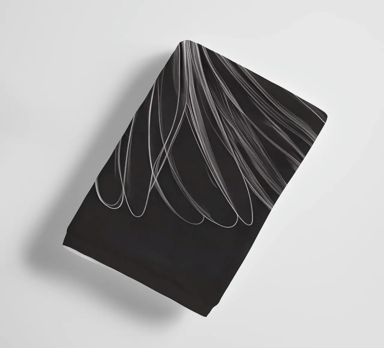 Abstracte bloemen schets badhanddoek van Artistic-shop