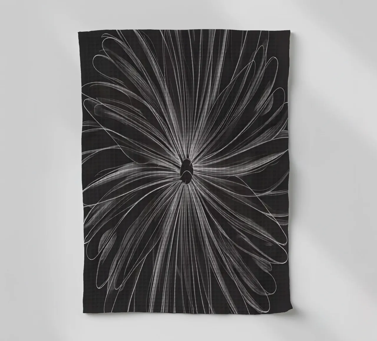 Abstracte bloemen schets theedoek van Artistic-shop