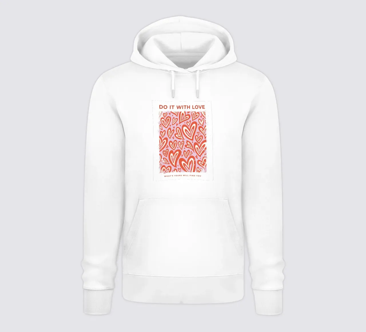 farlo con amore felpa con cappuccio da 🎁 NOBELART