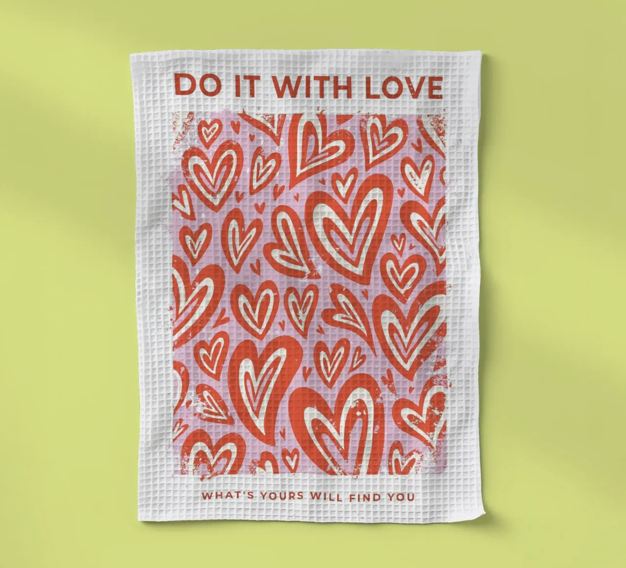 farlo con amore canovaccio da cucina da 🎁 NOBELART