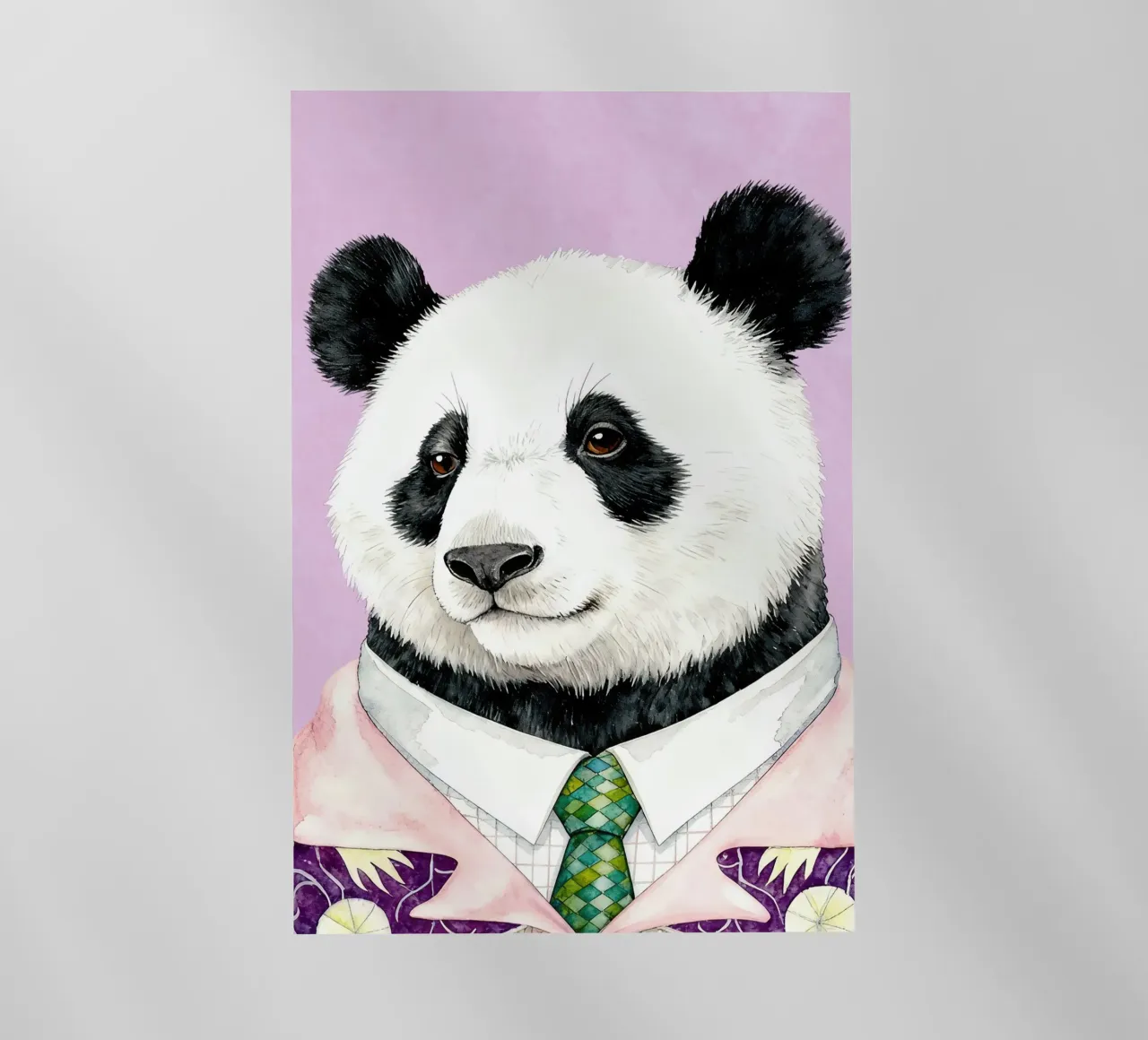Panda Gentleman pellicola backlit da Attaboy Dsgn