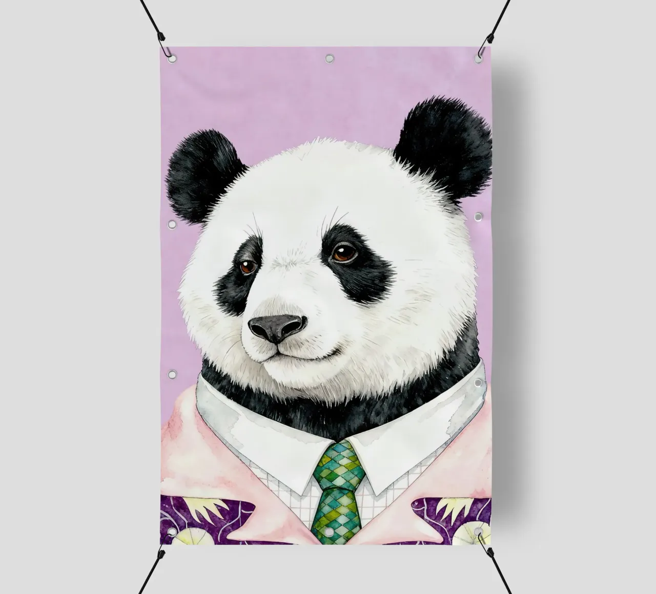 Panda Gentleman telo in pvc da Attaboy Dsgn