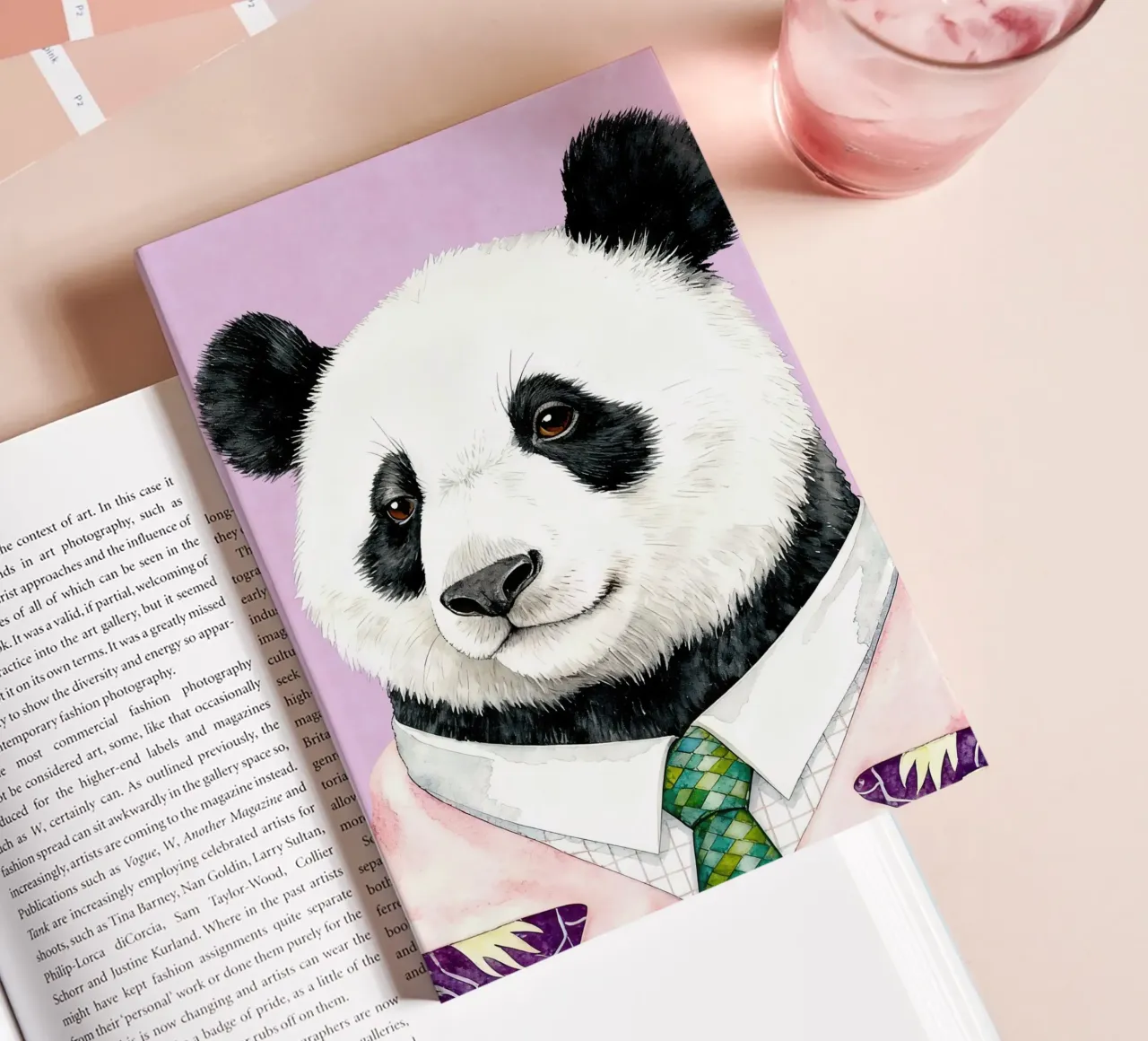 Panda Gentleman notebook by Attaboy Dsgn