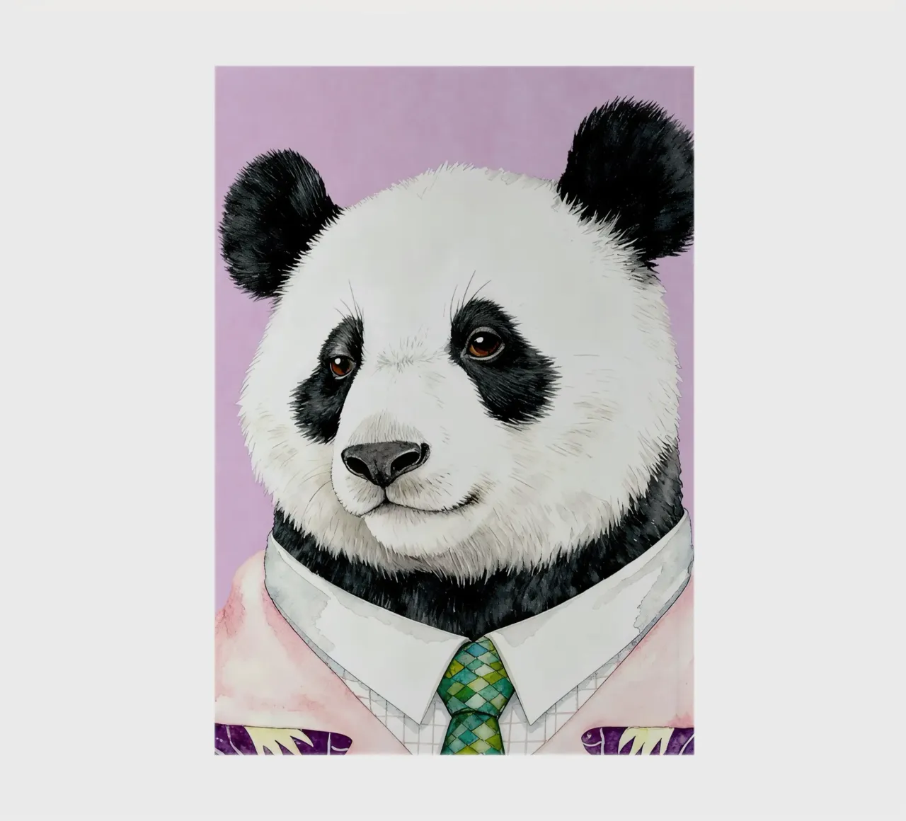 Panda Gentleman notebook by Attaboy Dsgn