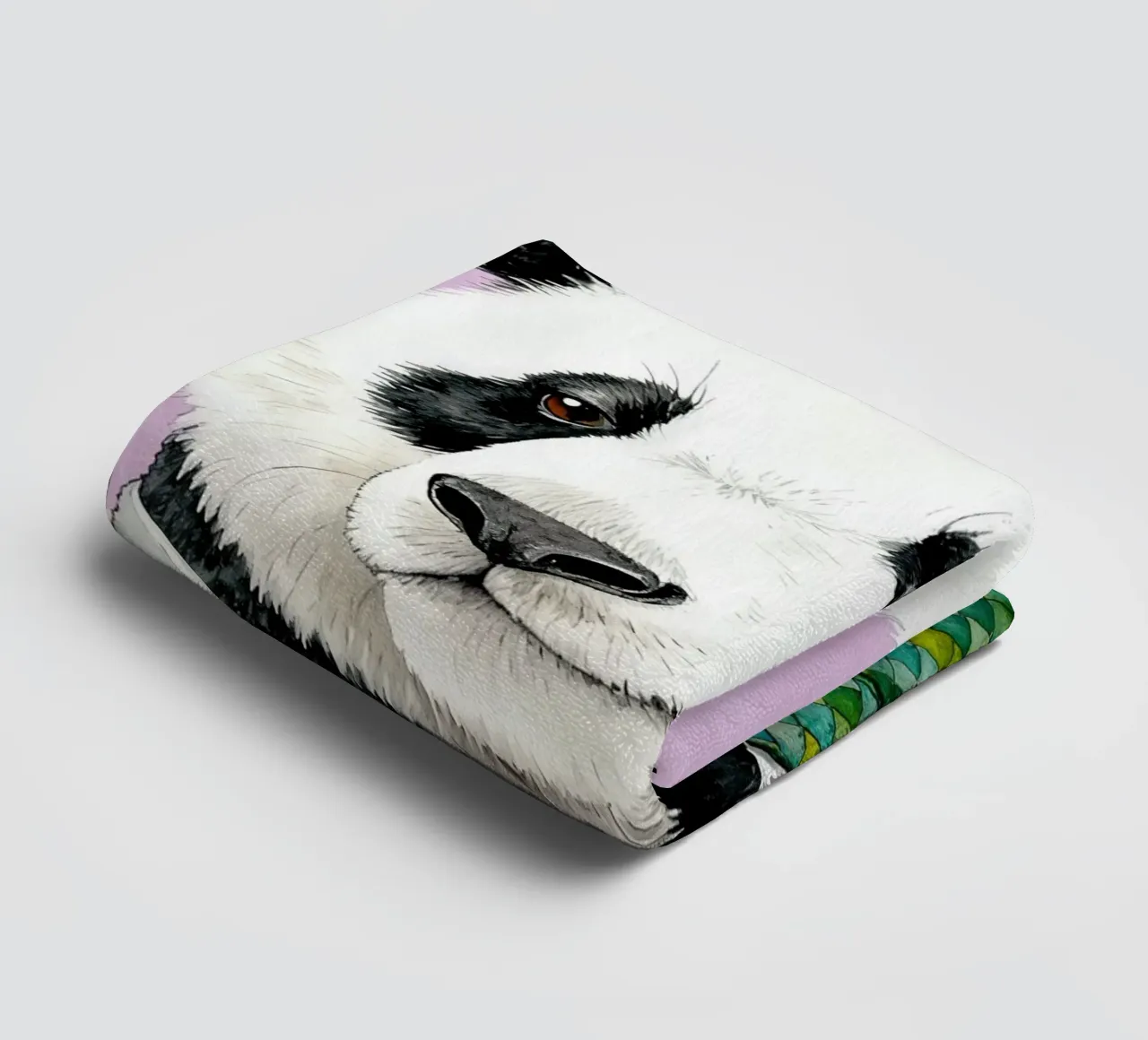 Panda Gentleman asciugamano da bagno da Attaboy Dsgn