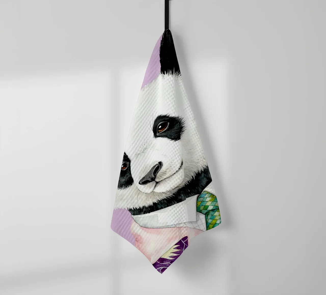 Panda Gentleman theedoek van Attaboy Dsgn