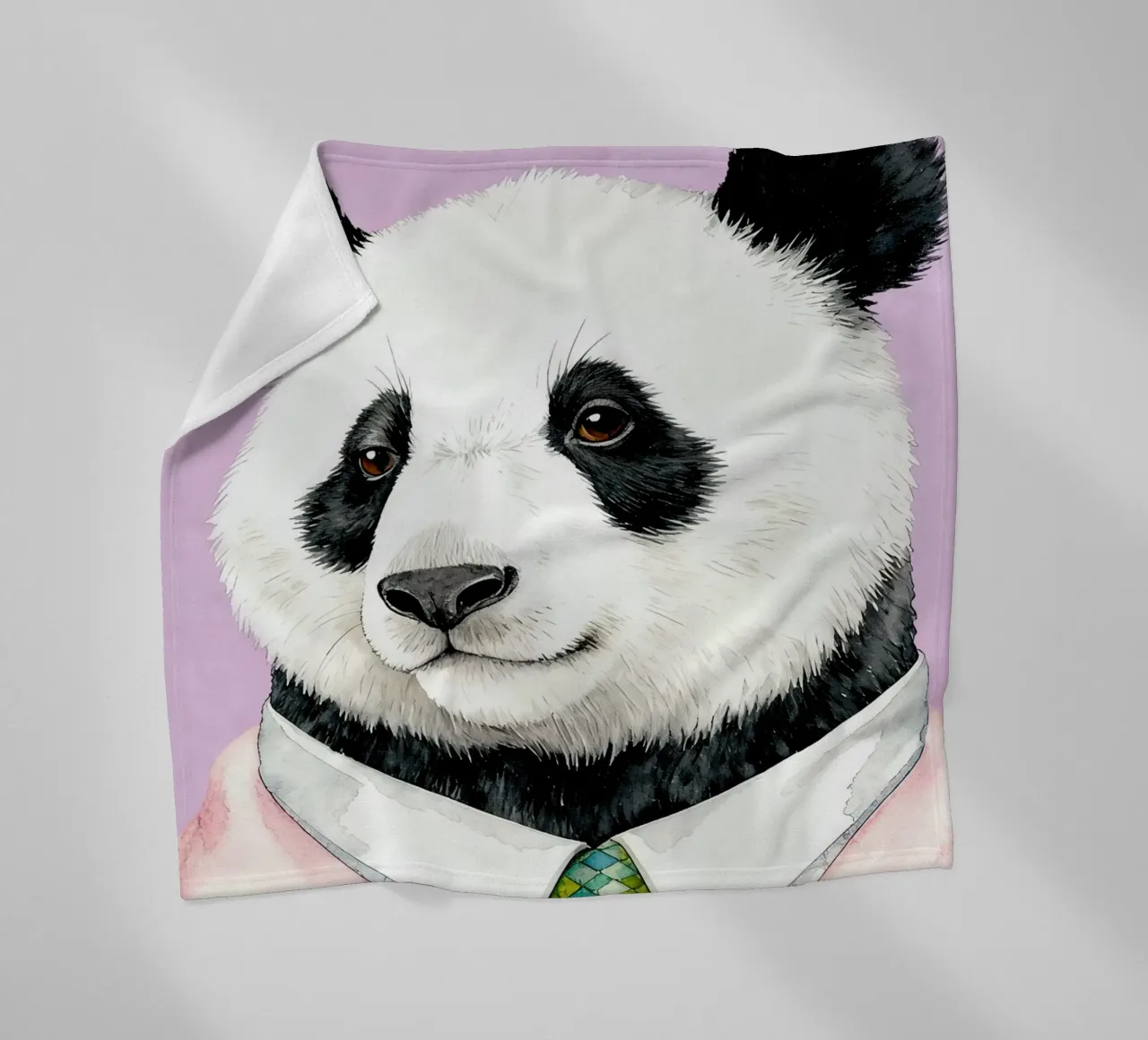 Panda Gentleman coperta in pile da Attaboy Dsgn