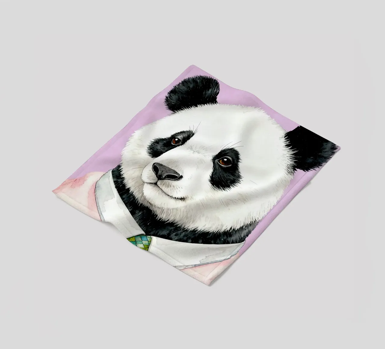 Panda Gentleman coperta in pile da Attaboy Dsgn