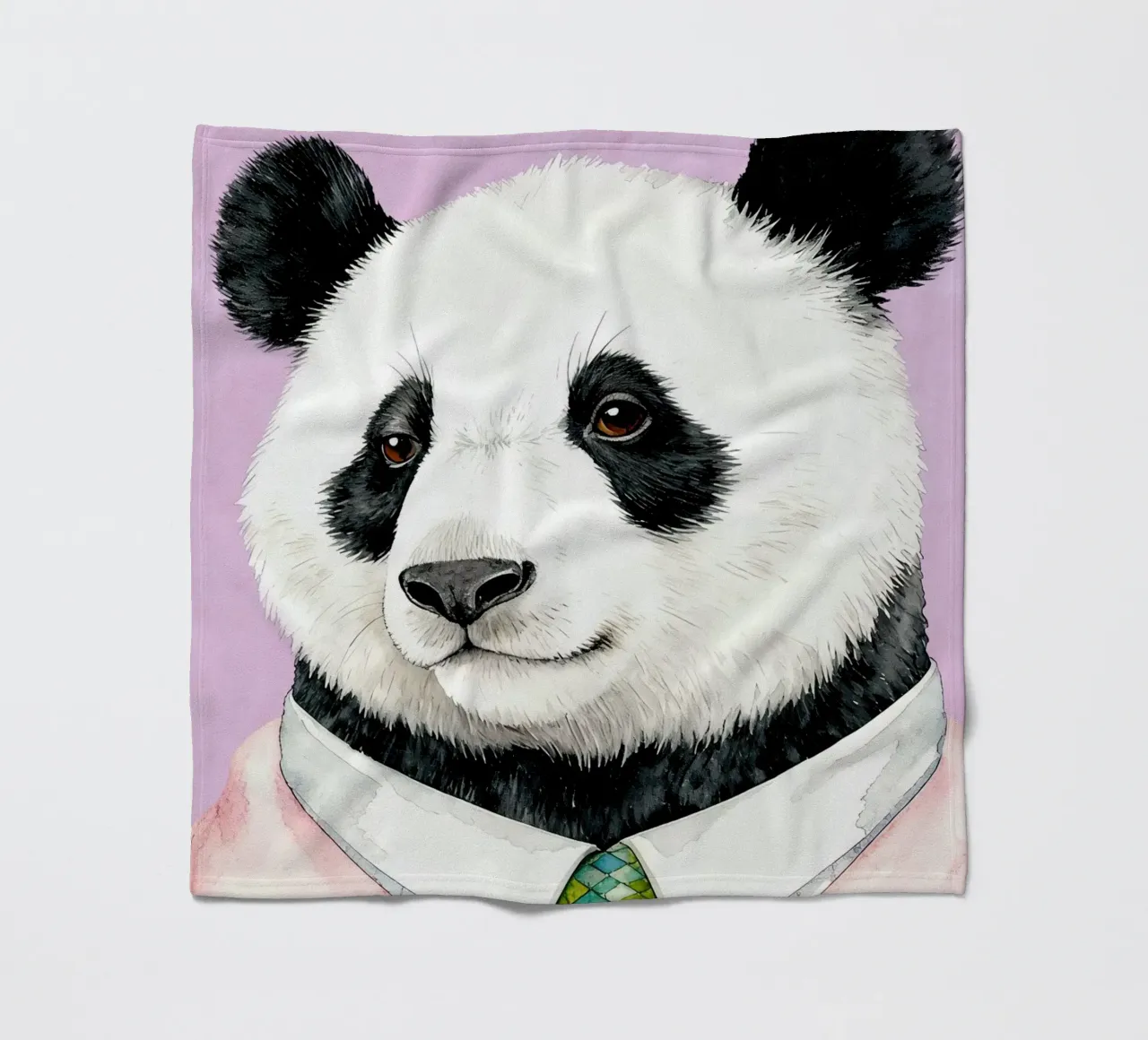 Panda Gentleman coperta in pile da Attaboy Dsgn