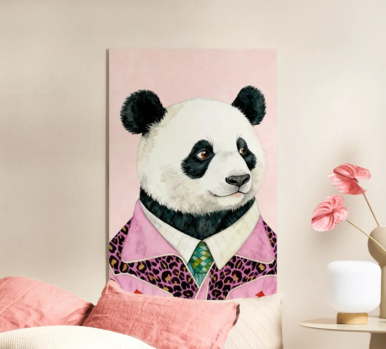 Panda illustration plexiglass da Attaboy Dsgn