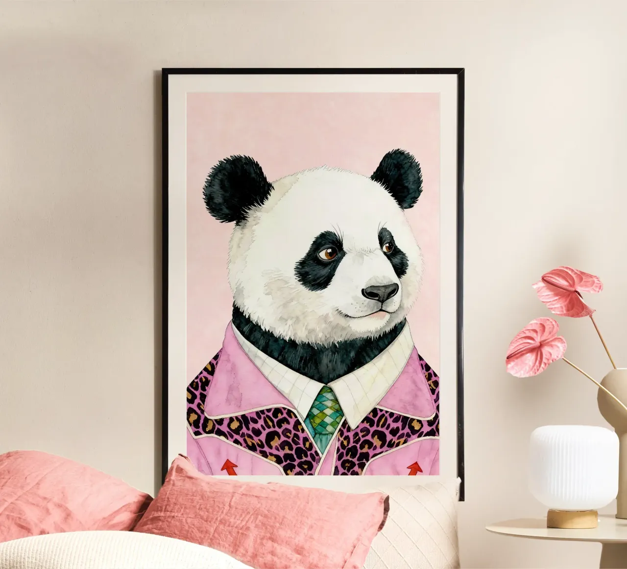 Panda illustration carta hahnemühle da Attaboy Dsgn