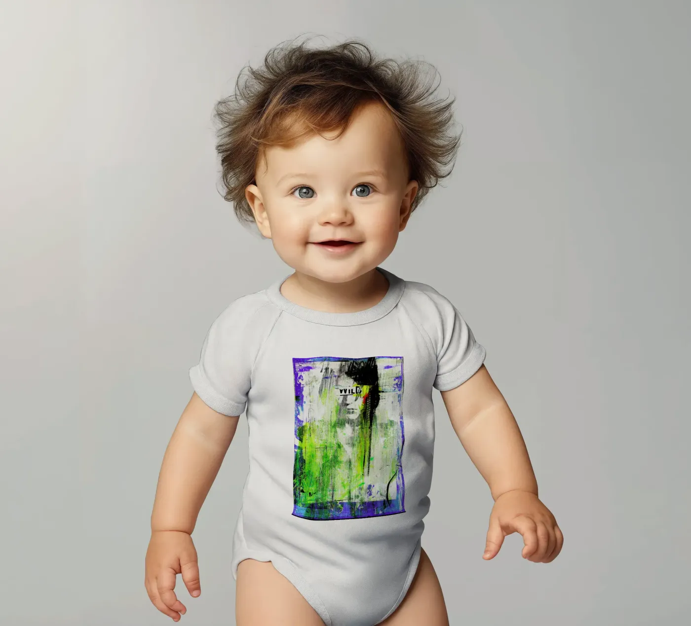 Combattre Kurzarm Babybody von Sandrine Pagnoux