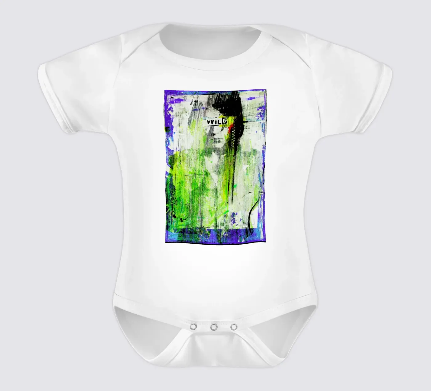 Combattre body neonato maniche corte da Sandrine Pagnoux