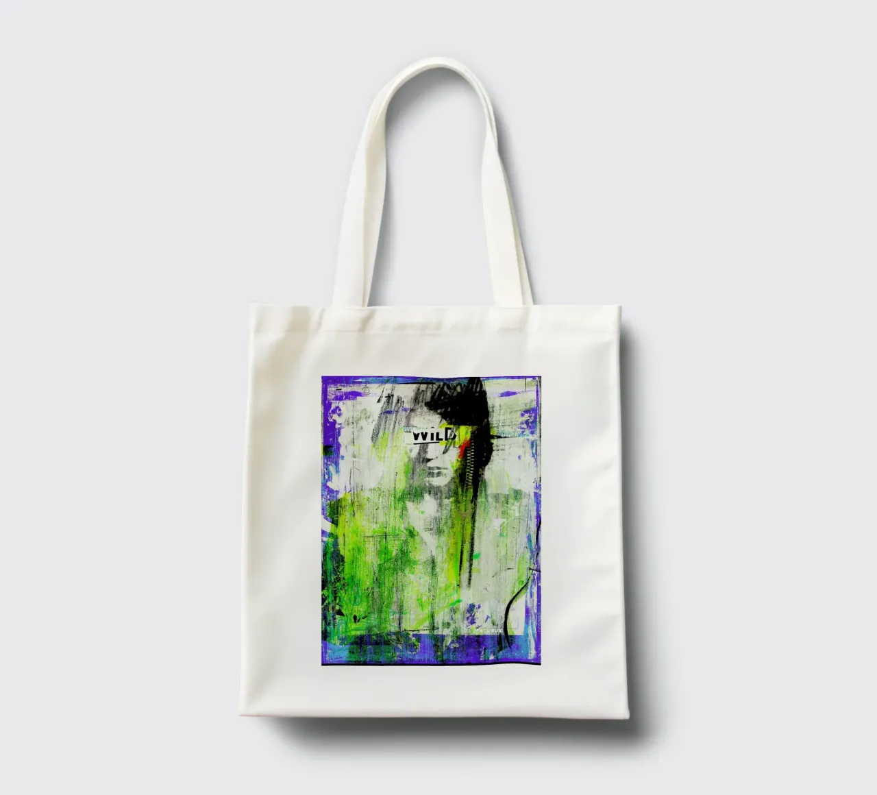 Combattre borsa in juta da Sandrine Pagnoux