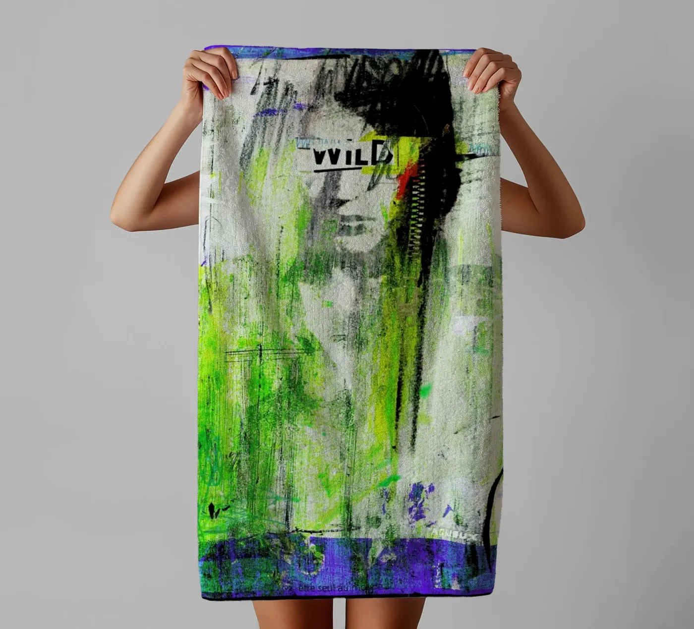 Combattre towel by Sandrine Pagnoux