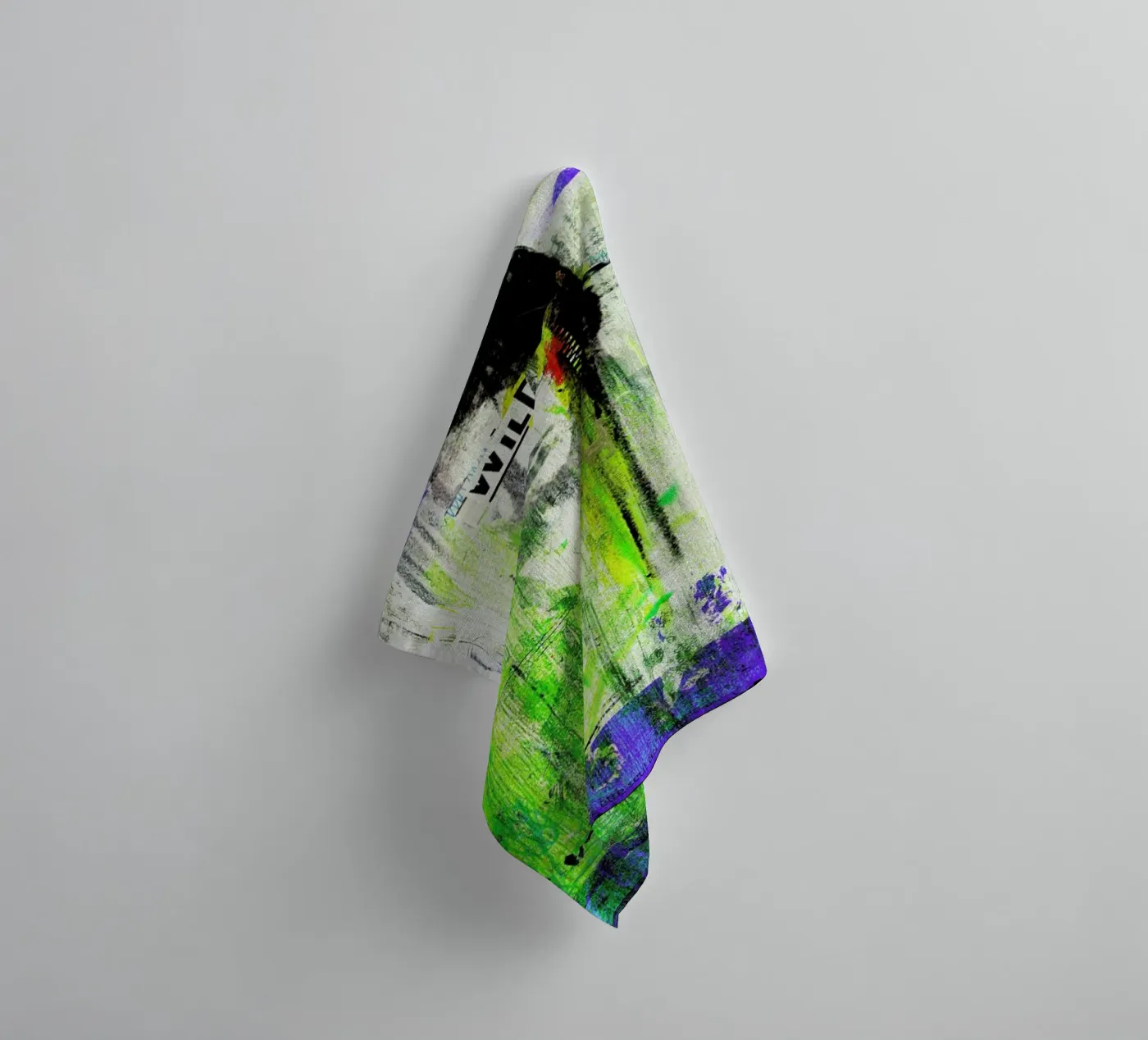 Combattre towel by Sandrine Pagnoux