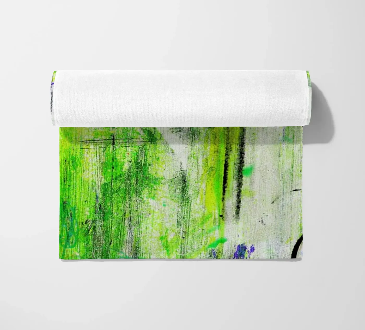 Combattre beach towel by Sandrine Pagnoux