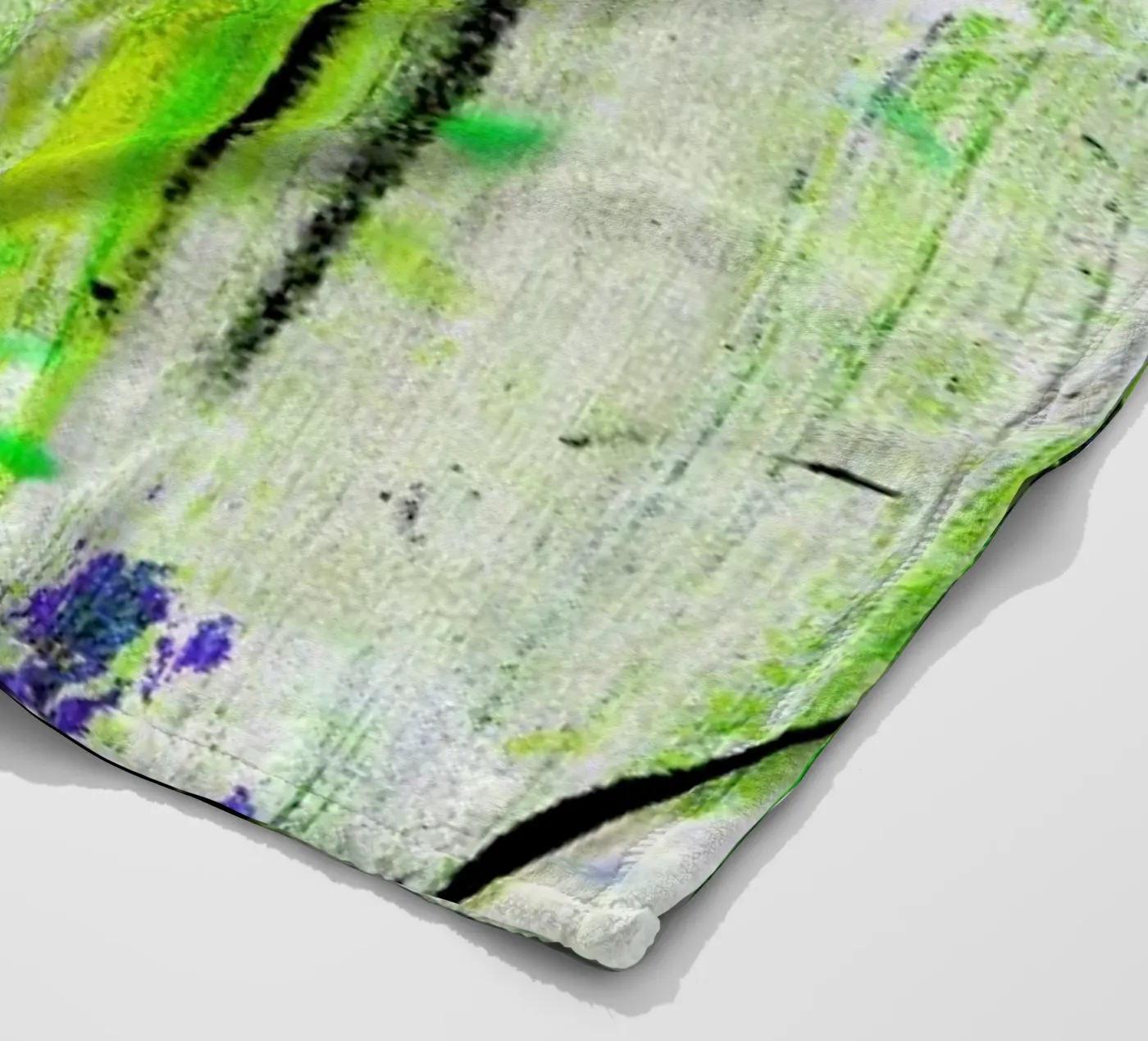 Combattre fleece blanket by Sandrine Pagnoux