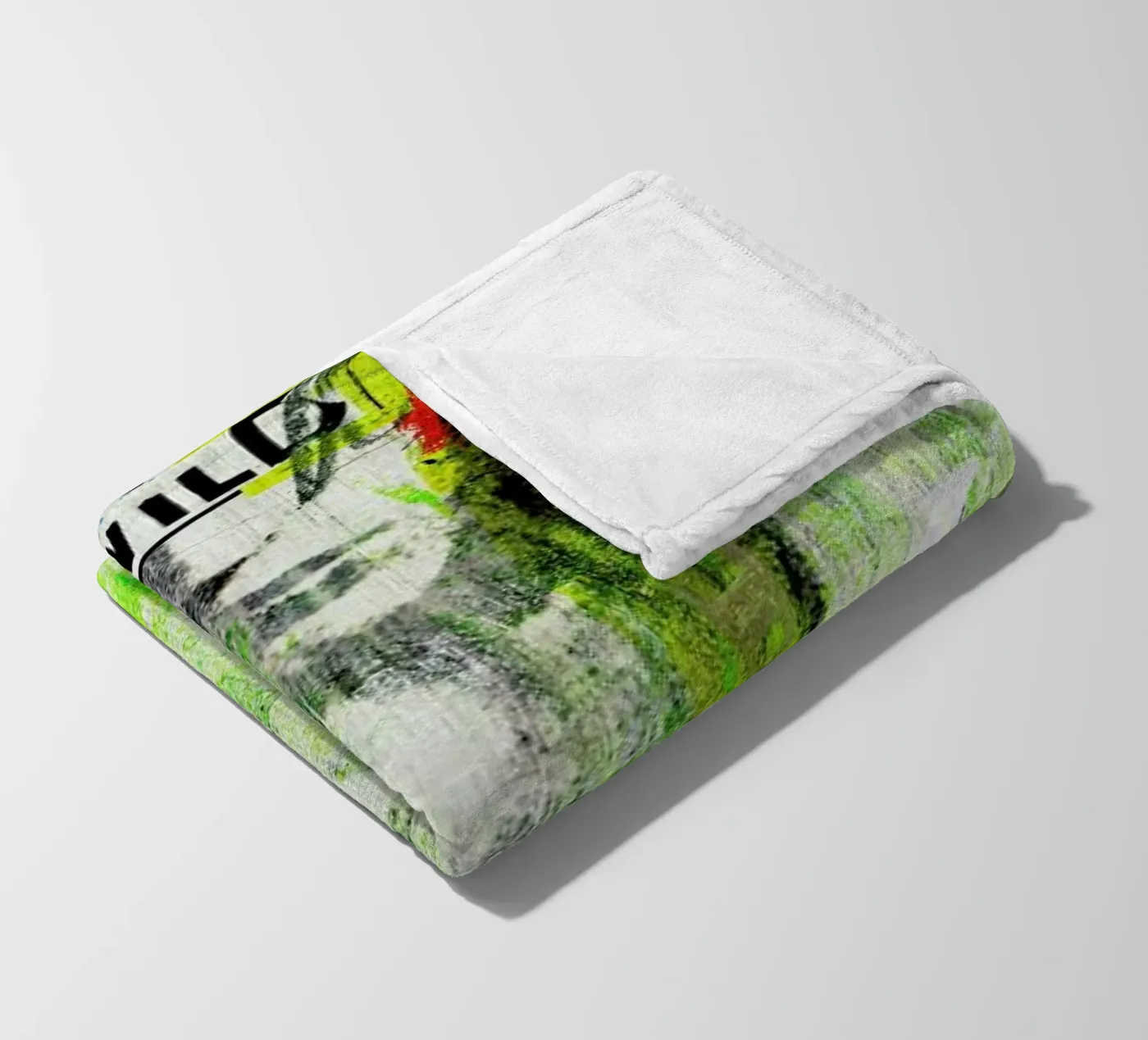 Combattre fleece blanket by Sandrine Pagnoux