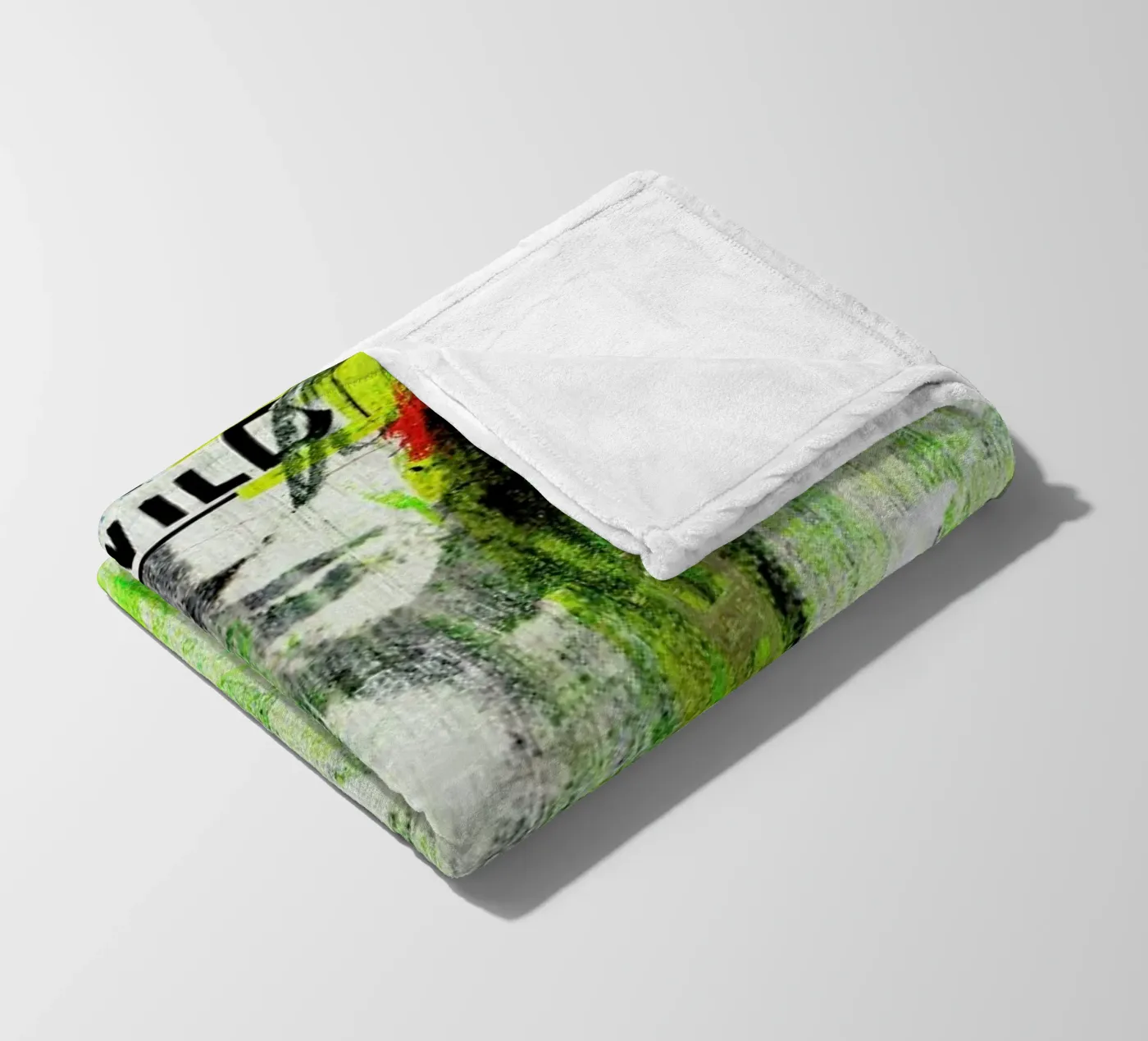 Combattre fleece blanket by Sandrine Pagnoux