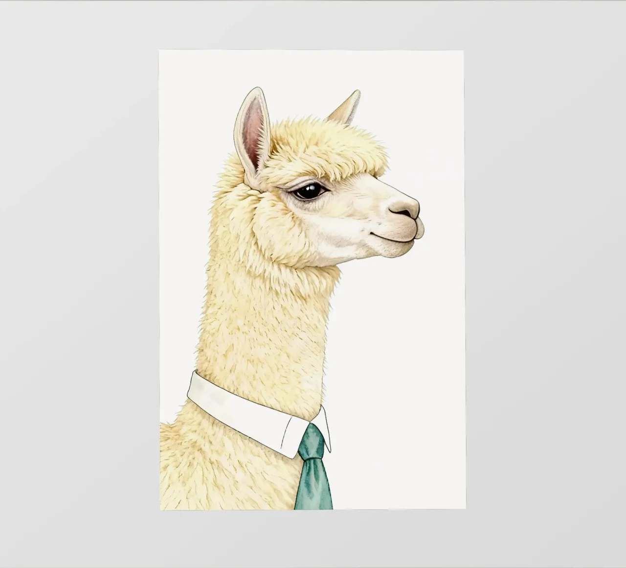 Happy Alpaca pellicola backlit da Attaboy Dsgn