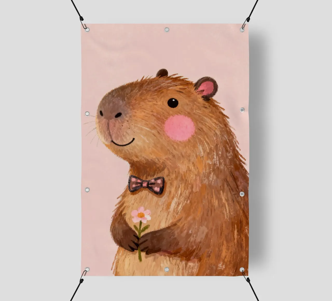 Gentle Capybara telo in pvc da Attaboy Dsgn