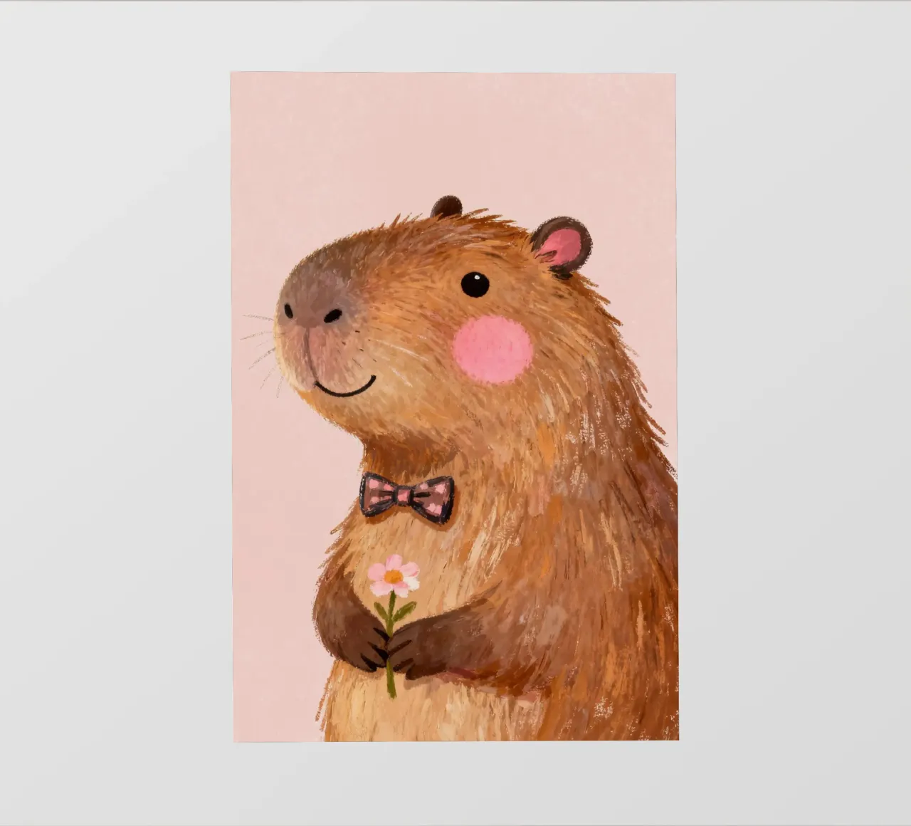 Gentle Capybara telo in pvc da Attaboy Dsgn