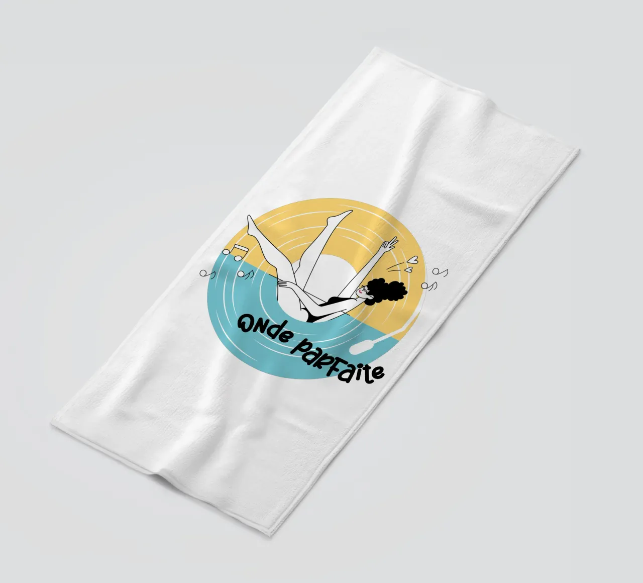 onde parfaite beach towel by alice