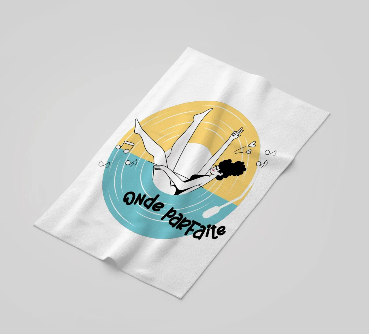 onde parfaite beach towel by alice