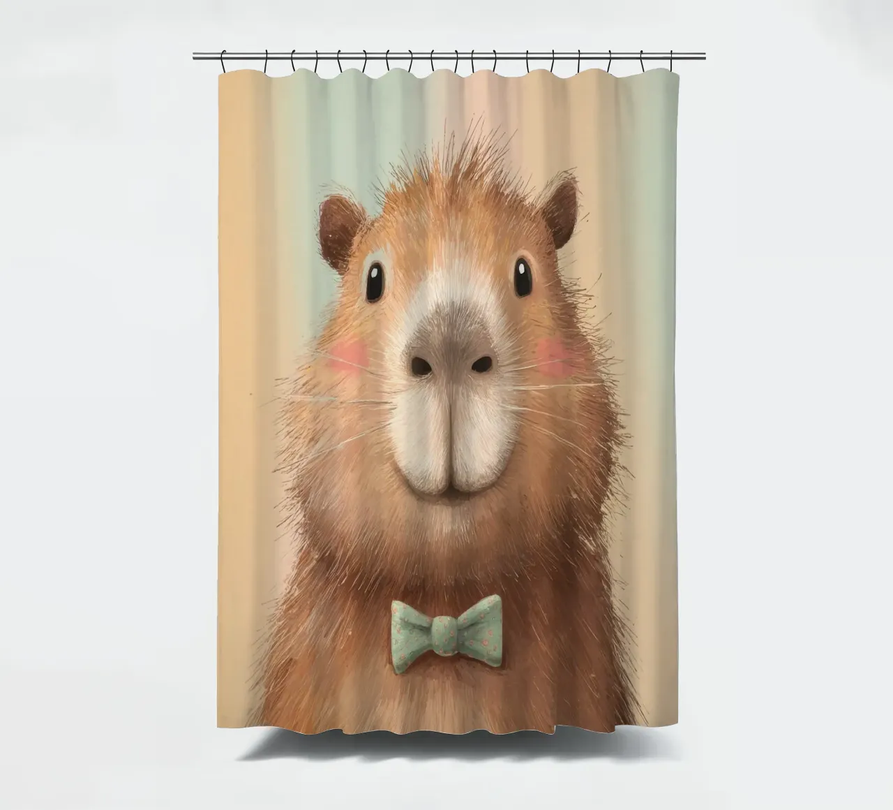 Capybara Animal Character tenda da doccia da Attaboy Dsgn