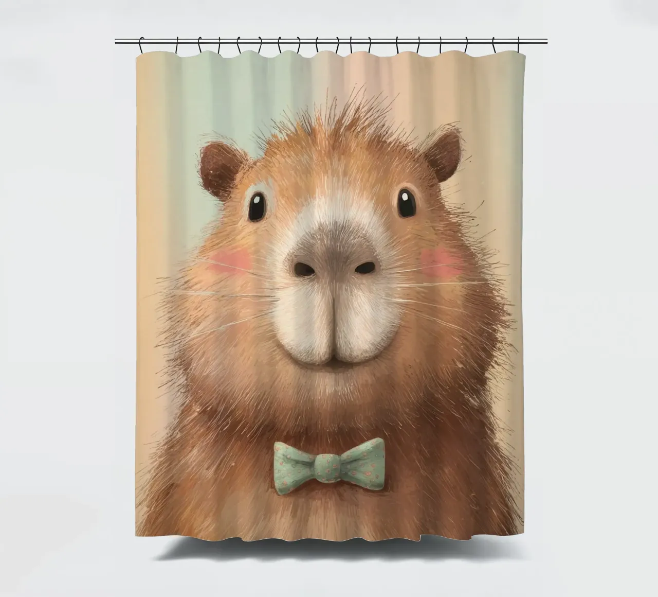 Capybara Animal Character tenda da doccia da Attaboy Dsgn