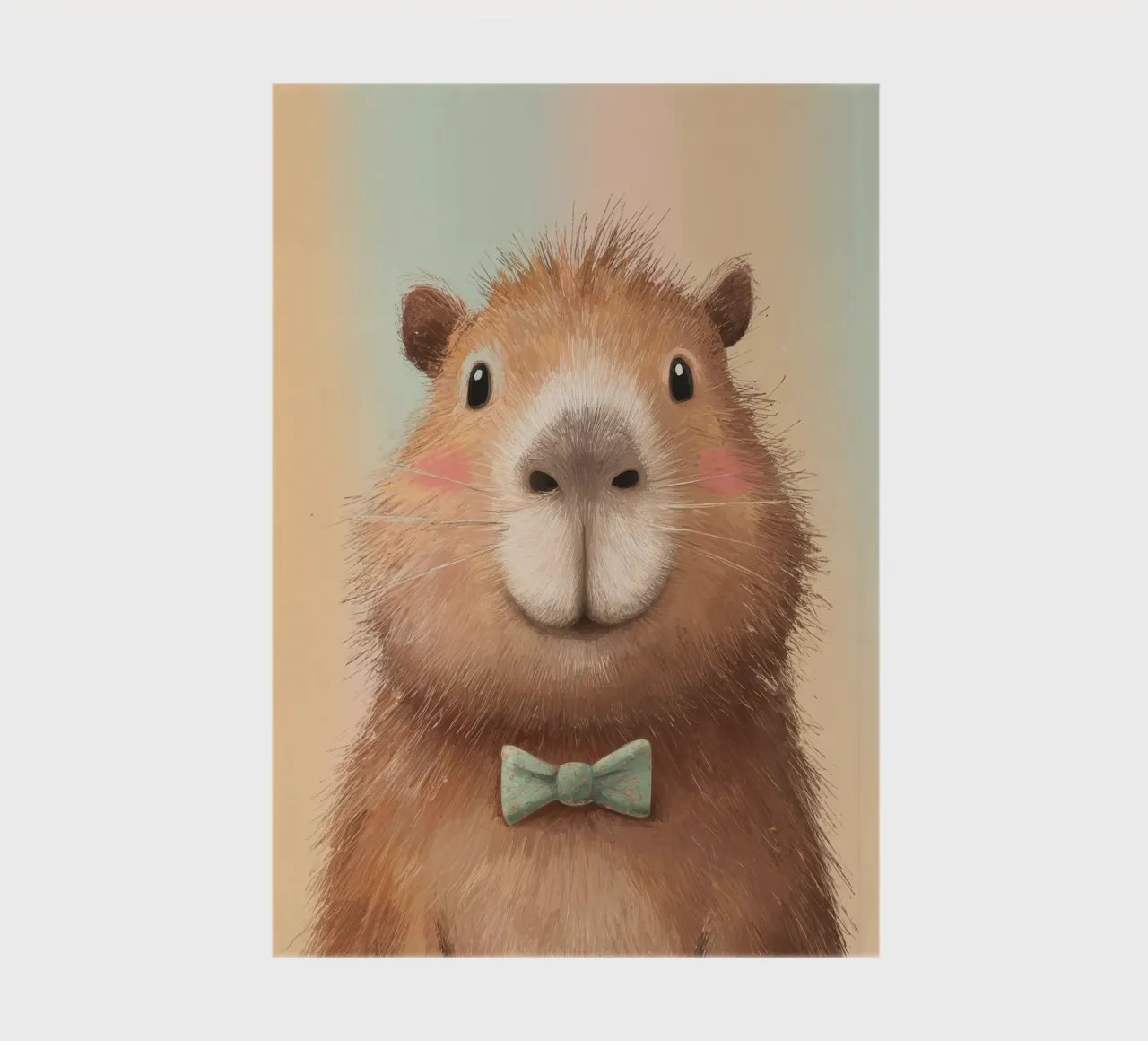 Capybara Animal Character notebook by Attaboy Dsgn