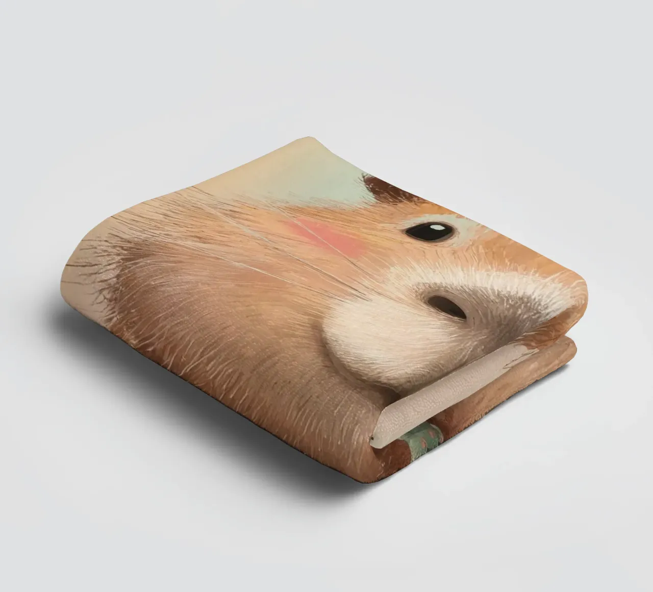 Capybara Animal Character towel by Attaboy Dsgn