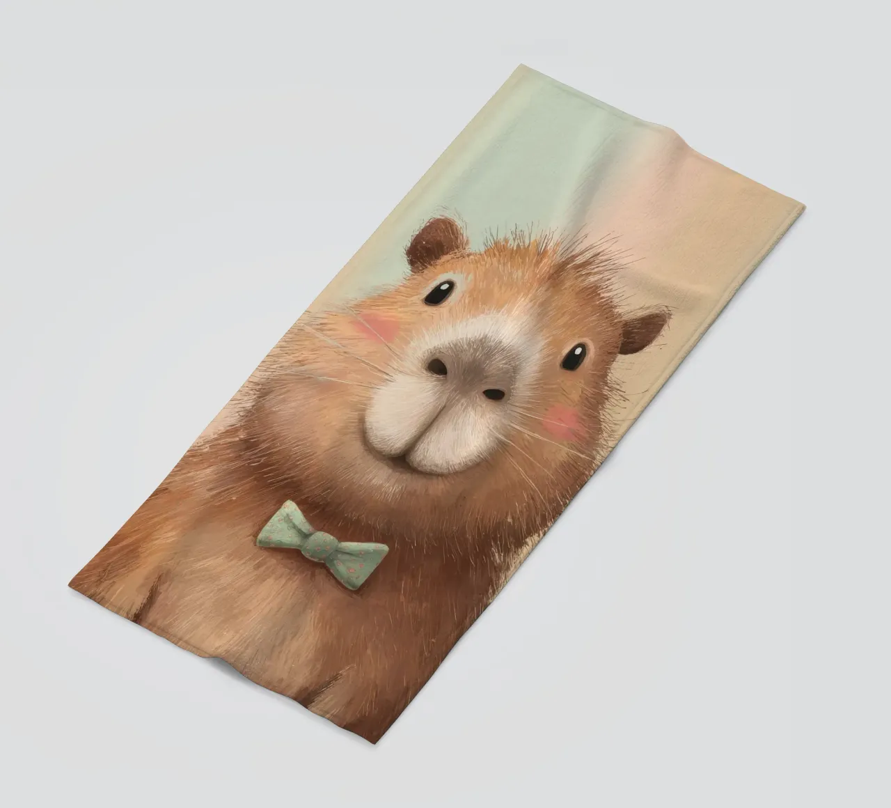 Capybara Animal Character telo mare da Attaboy Dsgn