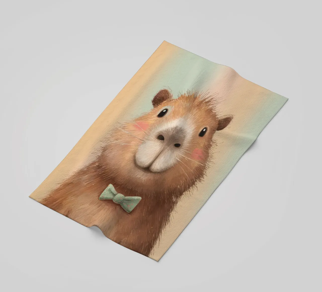 Capybara Animal Character telo mare da Attaboy Dsgn