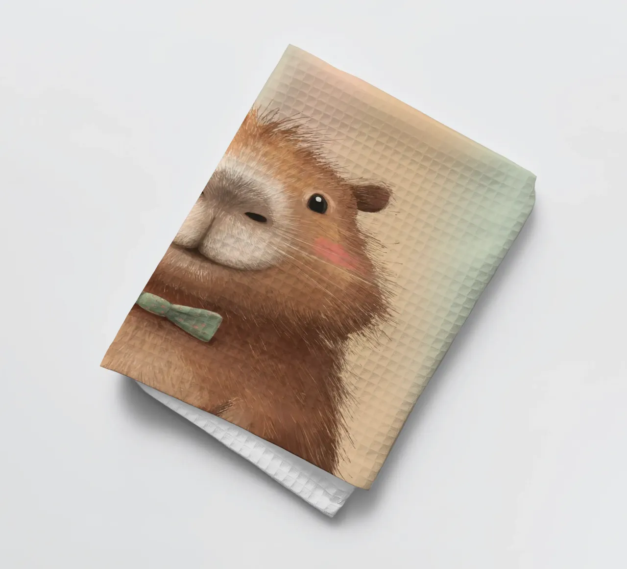 Capybara Animal Character canovaccio da cucina da Attaboy Dsgn
