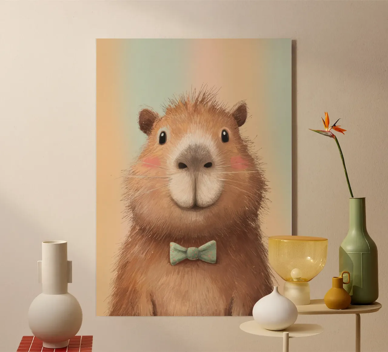 Capybara Animal Character plexiglass da Attaboy Dsgn
