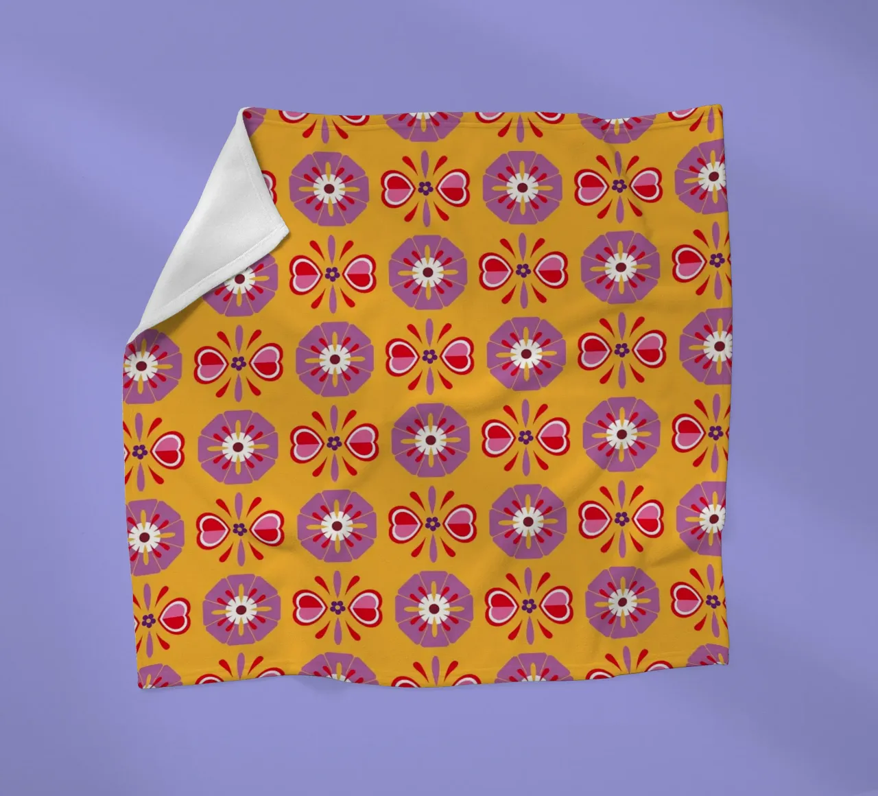 Muster 18 Fleecedecke von Looks n Brains