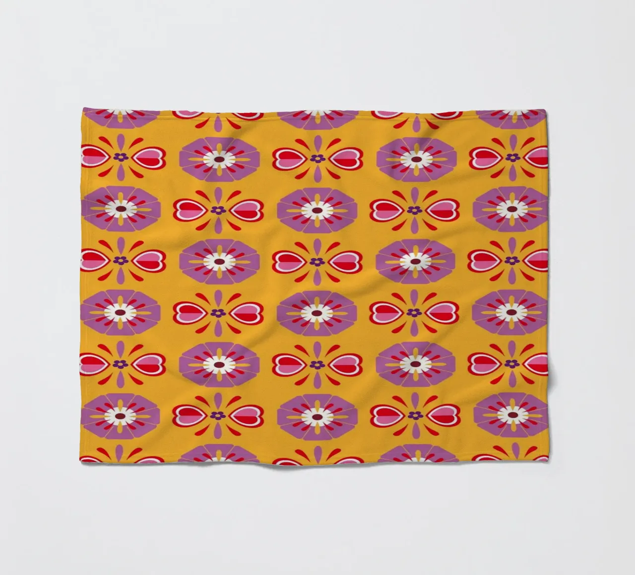 Muster 18 Fleecedecke von Looks n Brains