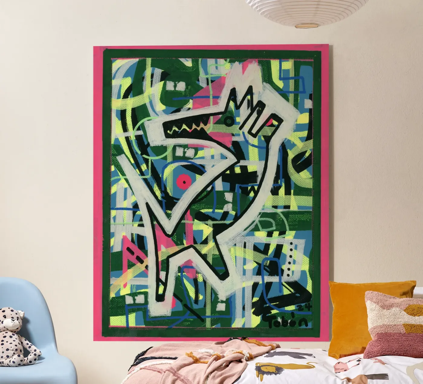 Chien plexiglas de gtobonart