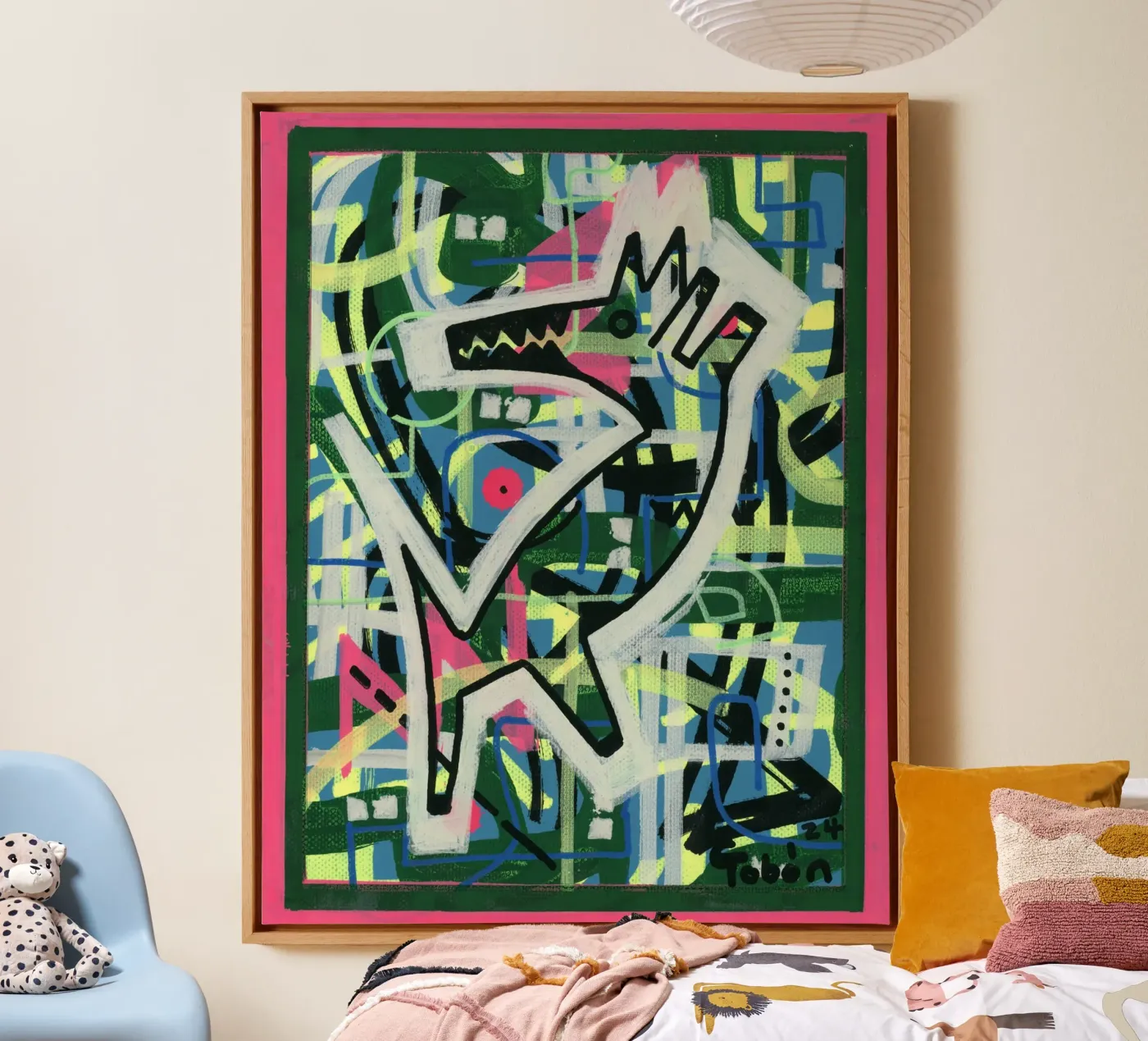 Hond canvas van gtobonart