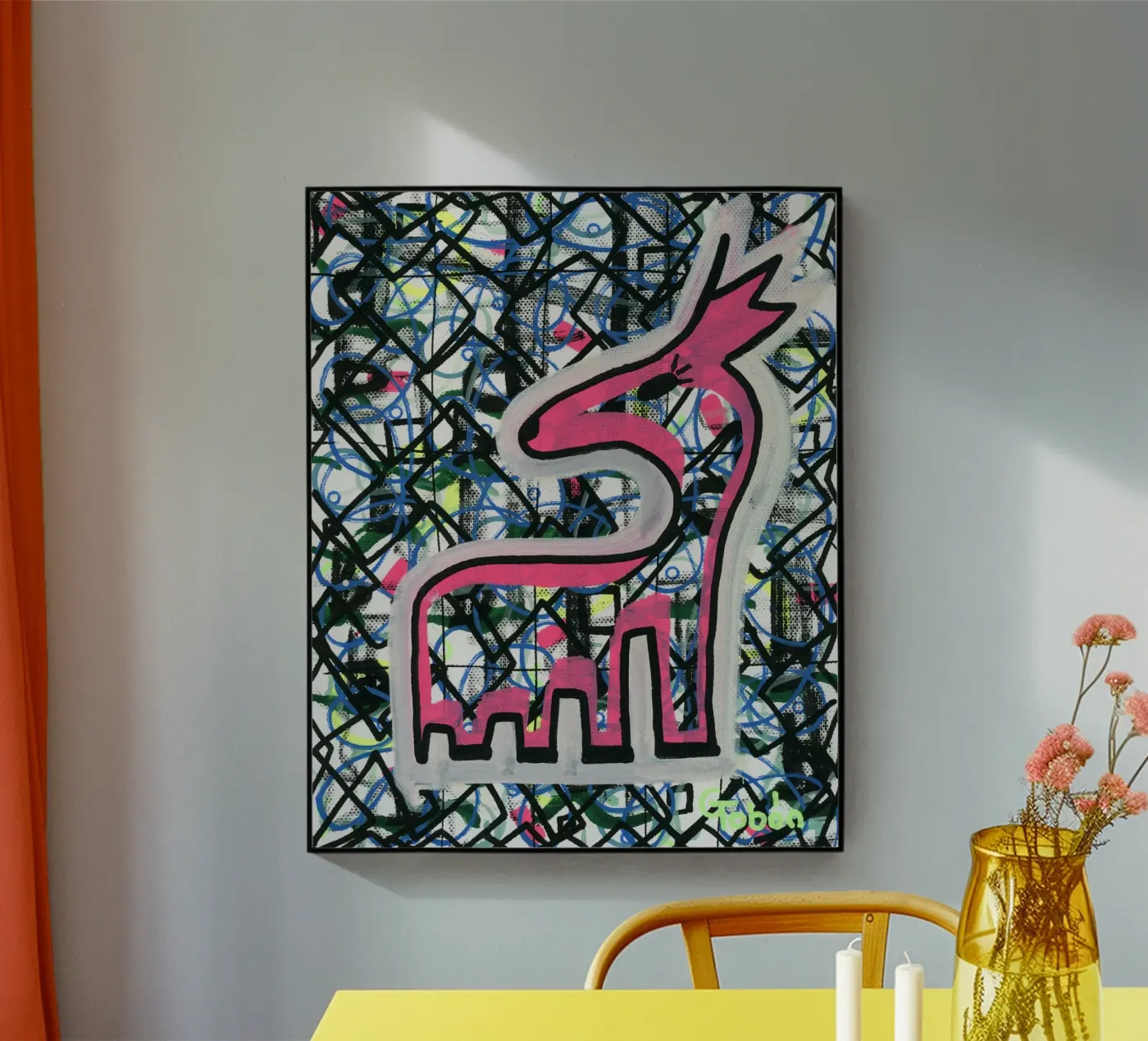 Cervi nella notte plexiglass da gtobonart