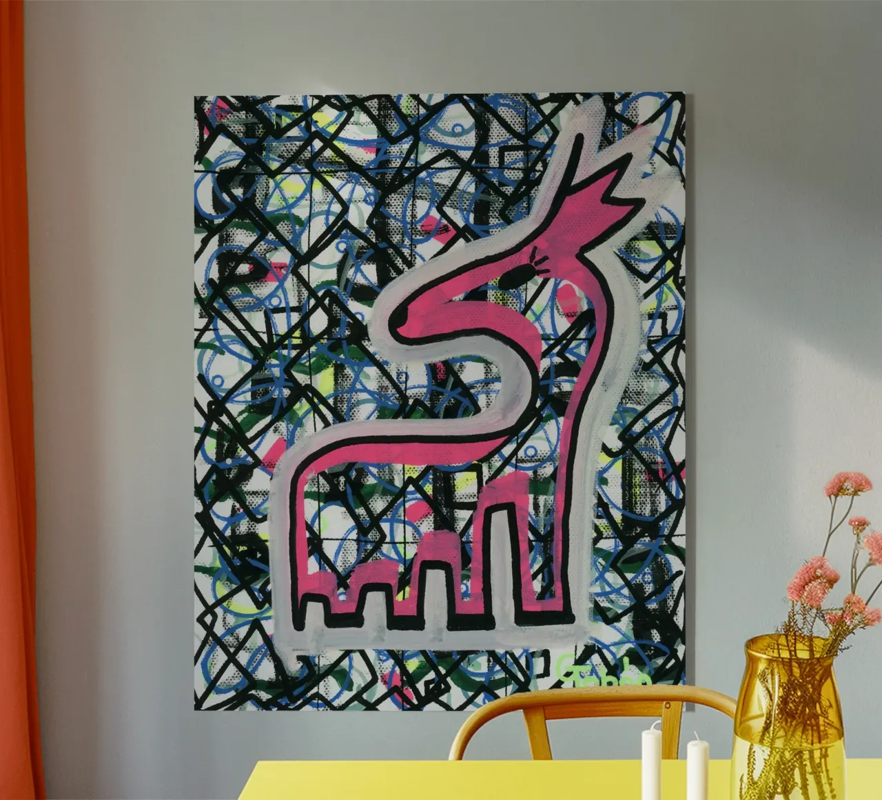 Cervi nella notte plexiglass da gtobonart